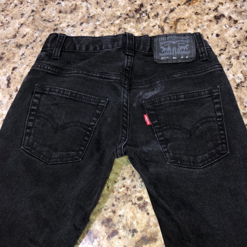 Boys Levi Slim Jean - Picture 7 of 9